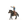 Schleich, 41416 Farm World - Sadlad häst med cowboy