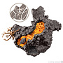 Schleich, 42305 Gigantisk vulkan med T-rex