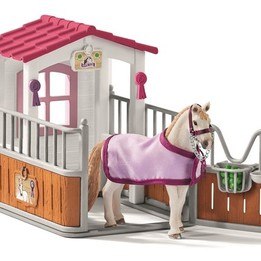 Schleich Hästbox med lusitanosto