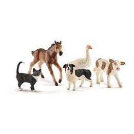 Schleich, 42386 Farmor World - Bondgårdsdjur 5-pack