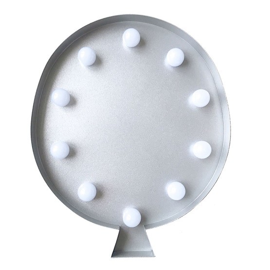 Marquee Light, LED-light Ballong Grå