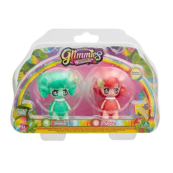 Glimmies, Rainbow Friends 2-pack - Shelisa & Spiria