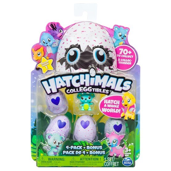 Hatchimals, Mini Colleggtibles 4-pack + bonus