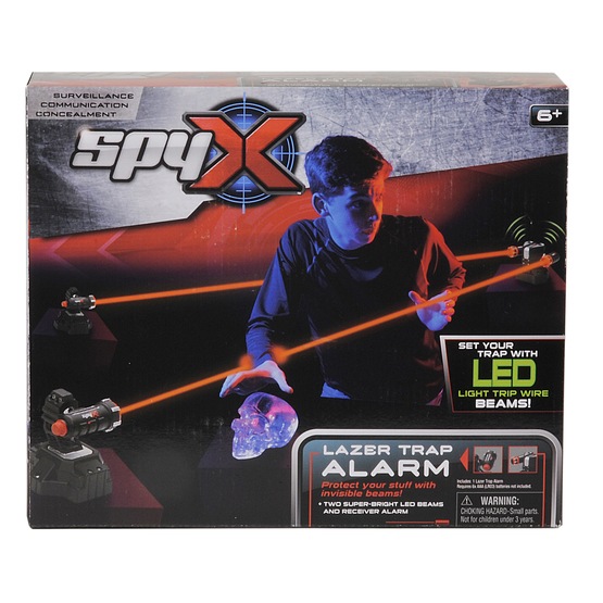 SpyX, Laserfälla med alarm