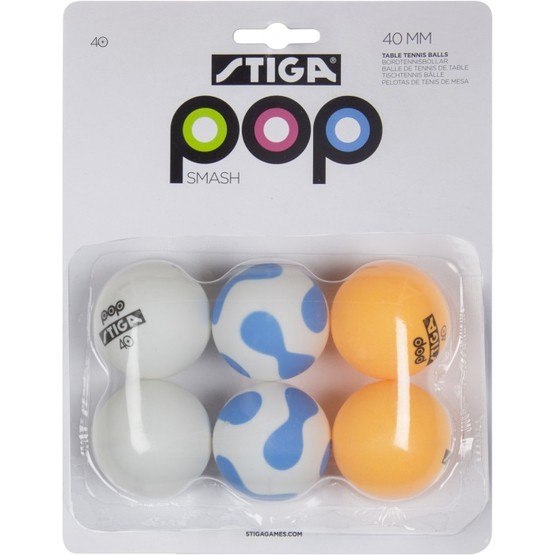 STIGA, POP Smash Pingisbollar 6-pack