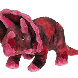 Teddykompaniet, Teddy Dinos Triceratops röd 40 cm