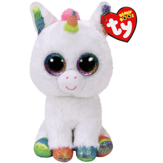 TY, Beanie Boos - Pixy white unicorn 40 cm