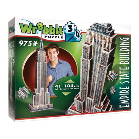Empire State Building, 3D-Pussel, 975 bitar
