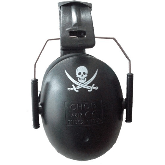 A-Safety Hörselskydd - Svart Pirat