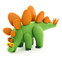 Hey Clay - Lera - Claymates Stegosaurus