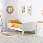Enkelsäng - Comfort bed 90x200 cm Vit