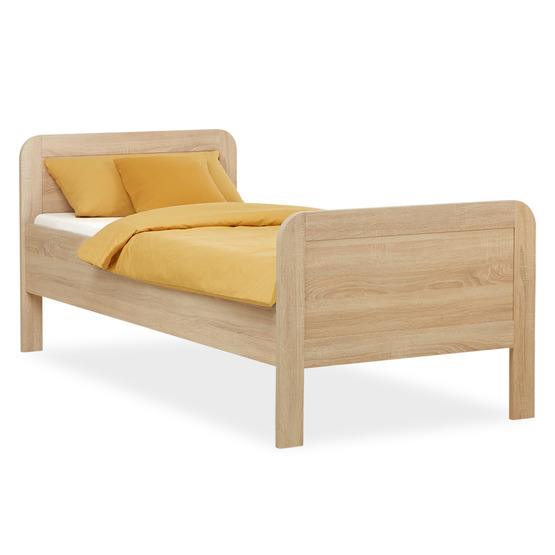 Homestyle4u Enkelsäng – Comfort bed 90×200 cm Ek