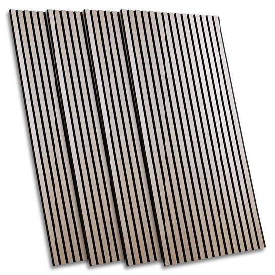 Homestyle4u Ljudpanel - Akustikpanel Natur - 60x120 Cm - 4 St