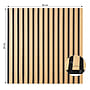 Ljudpanel - Akustikpanel - 60x60 Cm