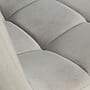 Matbord Sonoma 80x80 Cm - 2 Stolar Cream Velvet