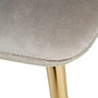 Matbord Sonoma 80x80 Cm - 2 Stolar Cream Velvet