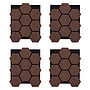 Ljudpanel - Akustikpanel Hexagon - 62x76 Cm - 4 St