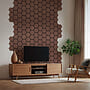 Ljudpanel - Akustikpanel Hexagon - 62x76 Cm - 4 St