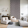 Ljudpanel - Akustikpanel Hexagon - 62x76 Cm - 4 St