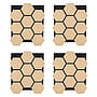 Ljudpanel - Akustikpanel Hexagon - 62x76 Cm - 4 St