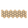 Ljudpanel - Akustikpanel Hexagon - 62x76 Cm - 4 St
