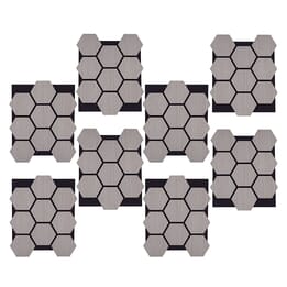Ljudpanel - Akustikpanel Hexagon - 62x76 Cm - 8 St