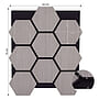 Ljudpanel - Akustikpanel Hexagon - 62x76 Cm - 8 St