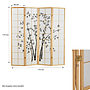 Rumsavdelare - Träfärgad Bambu
