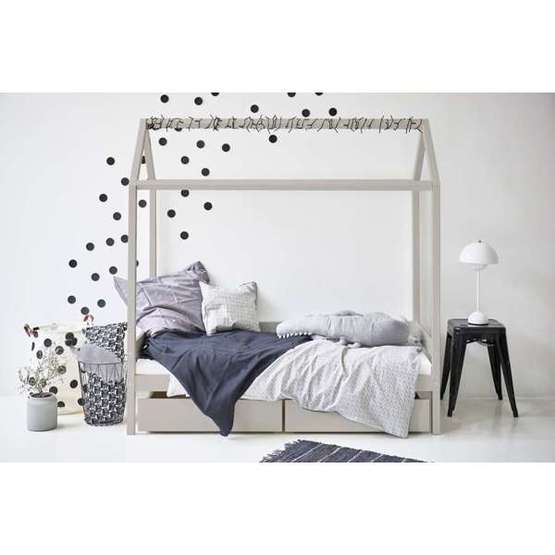 Hoppekids - Hussäng ECO Comfort 70x160 Cm Dove Grey