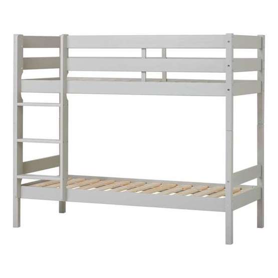 Hoppekids - Våningssäng ECO Comfort - 70x160 Cm Dove Grey