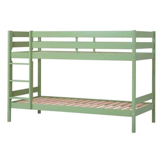 Hoppekids - Våningssäng ECO Comfort - 90x200 Cm Pale Green