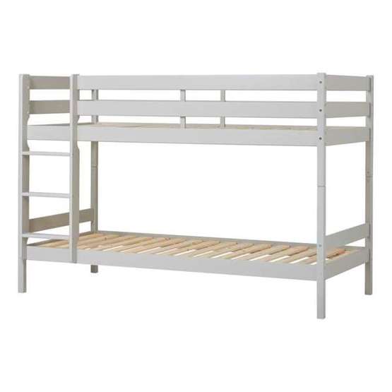 Hoppekids - Våningssäng ECO Comfort - 90x200 Cm Dove Grey