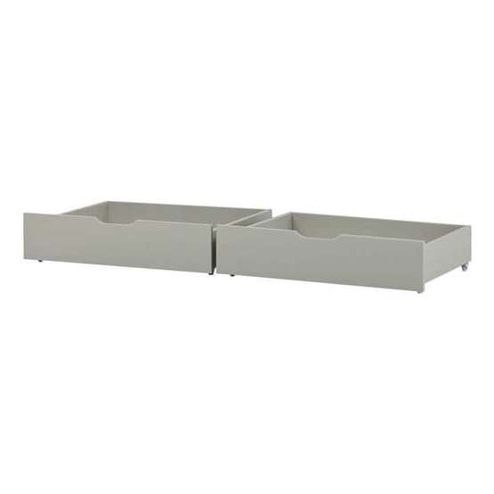 Hoppekids - Lådor ECO Comfort Till 70x160 Cm Dove Grey