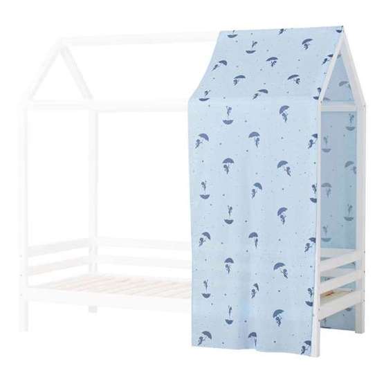 Hoppekids - Ole Lukoie Gardin Hussäng 90x200 cm - Blå