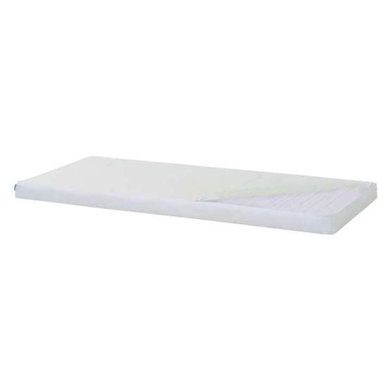 Hoppekids - Madrass Kallskum Med Överdrag 90x200 Cm Höjd 9 Cm - Vit