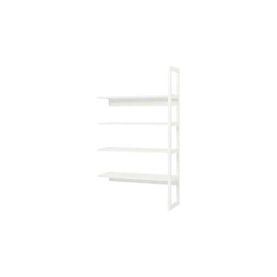 Hoppekids - Halv Hyllplan Storey 4 Hyllor 100 Cm Vit