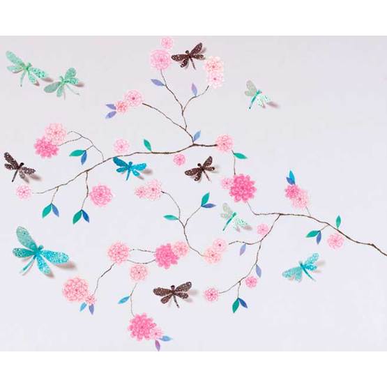 Butterfly tree, 3D wallsticker