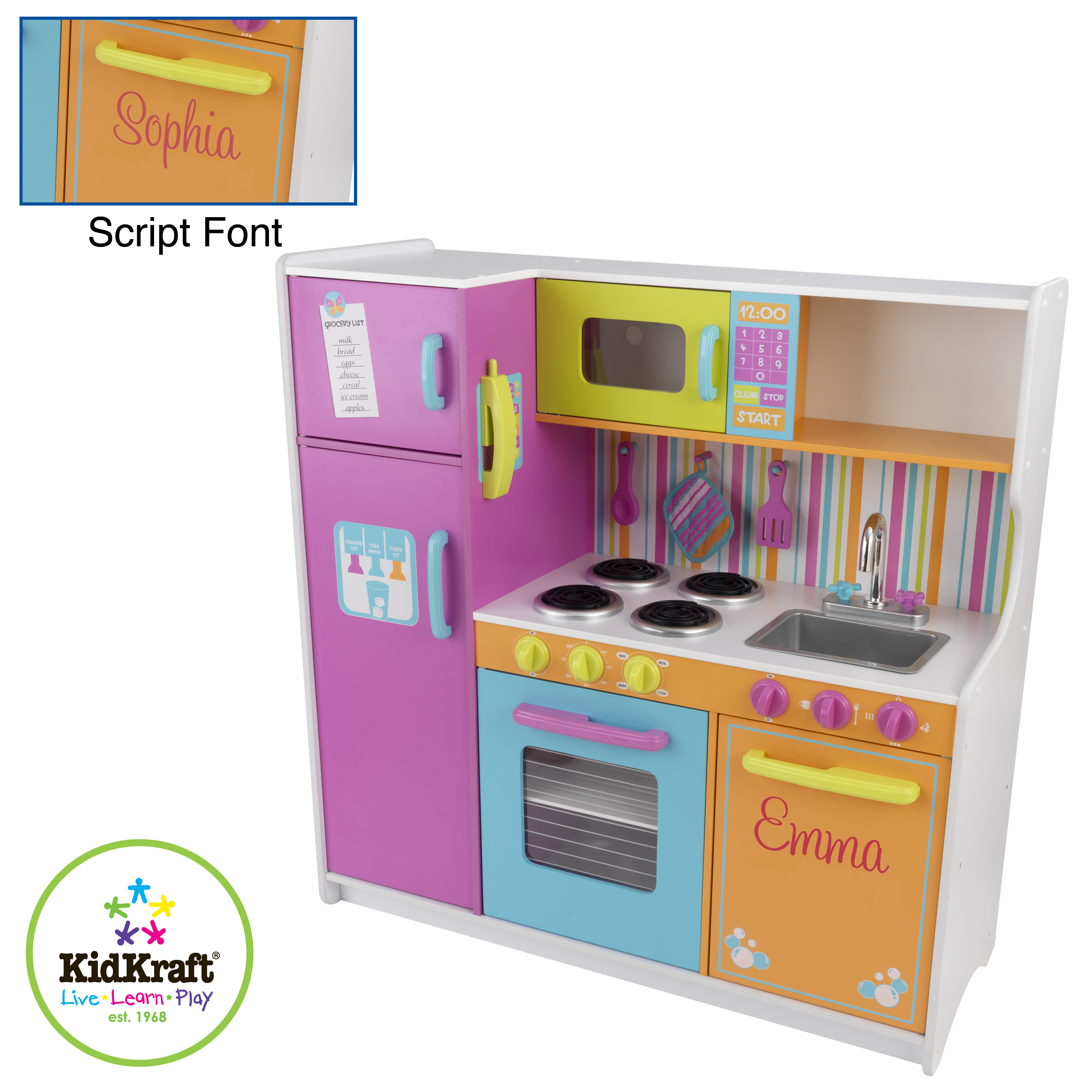 Kidkraft Barnkök Deluxe Big & Bright Kitchen Litenleker.se