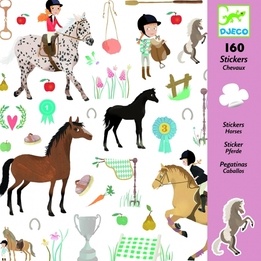 Djeco - Stickers - Horses