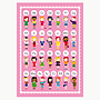 Ejvor - Poster Abc Barn Rosa