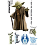 Disney - Star Wars Wallies Väggdekaler Yoda