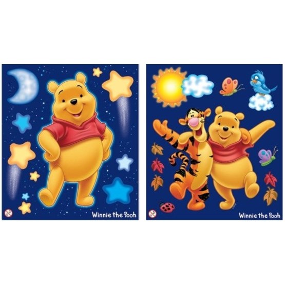 Disney - Nalle Puh 15-Pack 3D Wall Stickers 