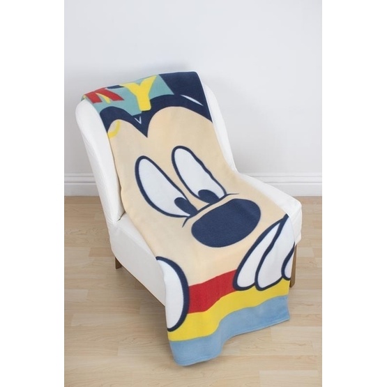 Disney - Musse Pigg Fleecefilt - Ansikte