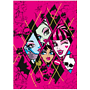 Disney - Monster High Barnmatta - Dödskallar