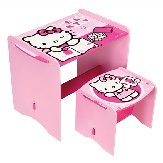Disney - Hello Kitty Skrivbord Med Stol 
