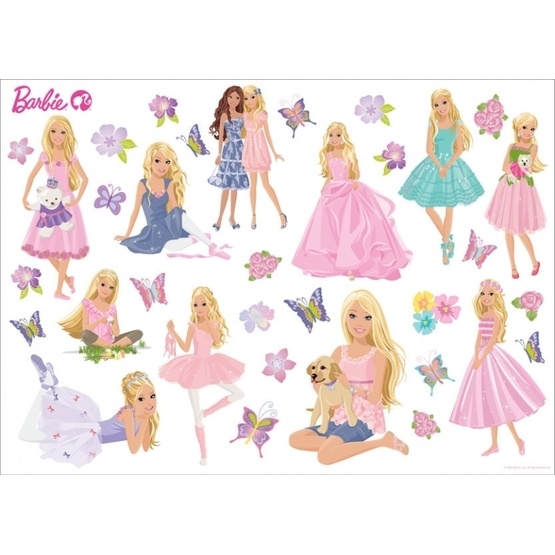 Disney - Barbie Wallies Wallstickers