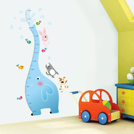 Hemdekor - Väggdekor Mätsticka Elefant