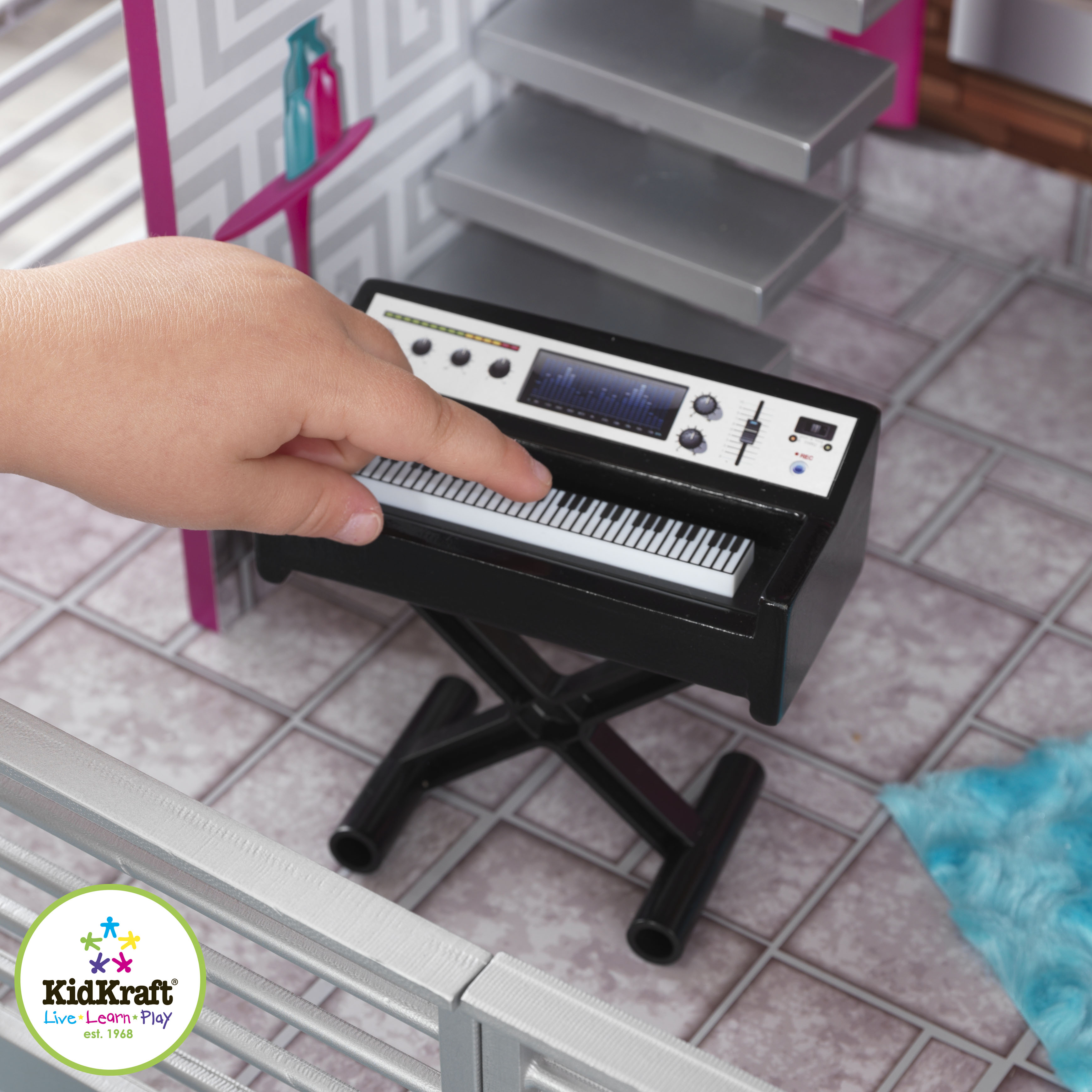 KidKraft Dockskåp Luxury Dollhouse Med Ljud Och Ljus