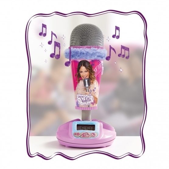 Disney - Violetta Mikrofon Och Alarmklocka