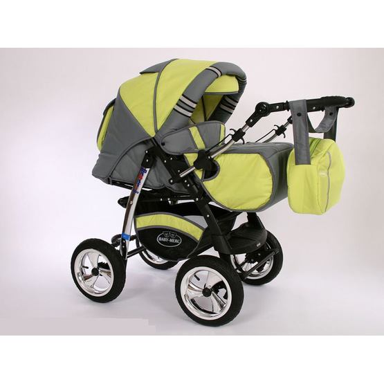Baby Merc - Agat 2 In 1 Kombi Barnvagnar - Grön